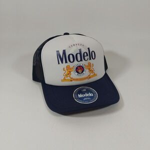 Modelo Beer Cerveza Unisex Trucker Hat Navy Snapback Pilsner‎ Baseball Cap